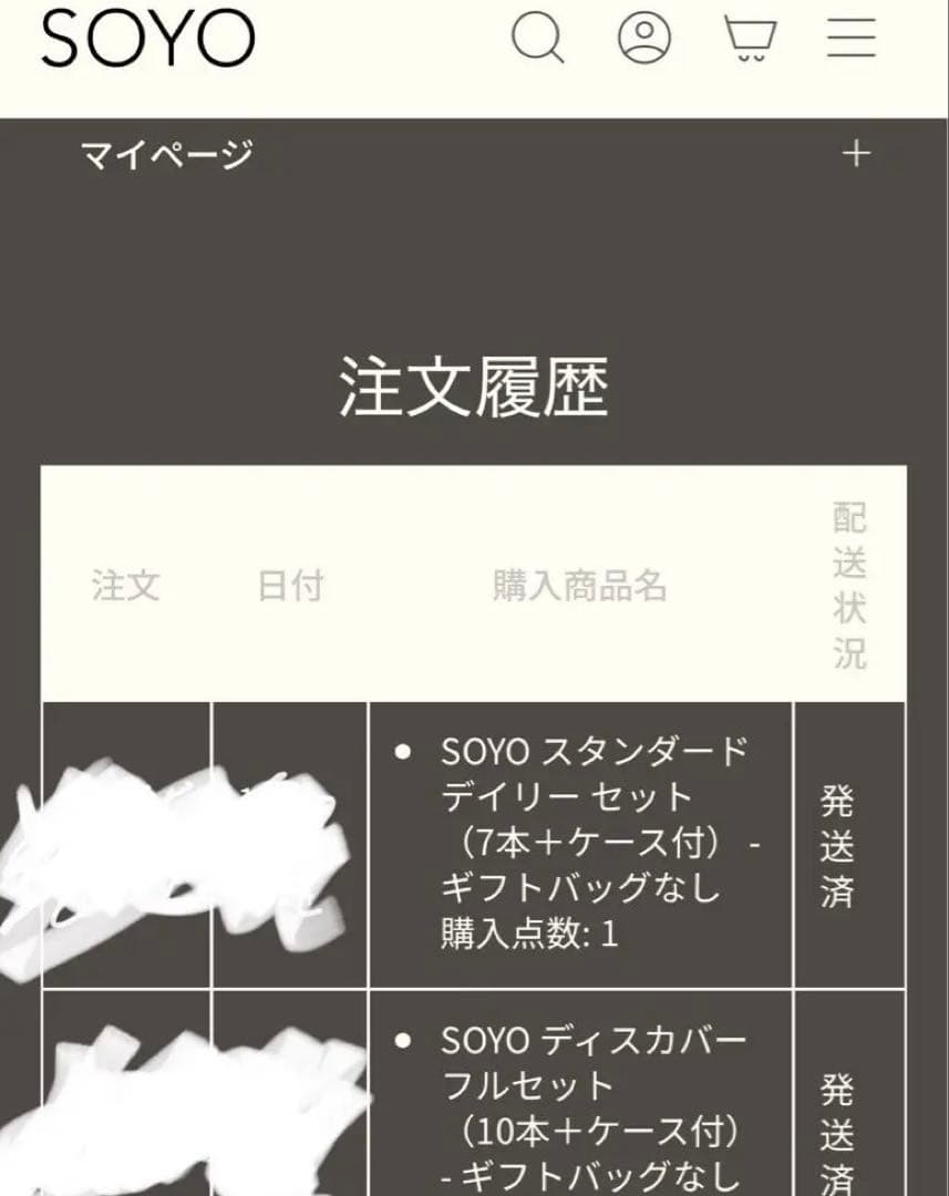 SOYO スタンダード デイリー セット 7本ケース+08ファンデーションブラシ