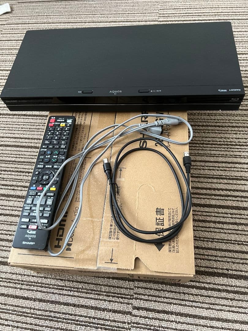 【ジャンク品】SHARP BD-NW2000 ブルーレイレコーダー