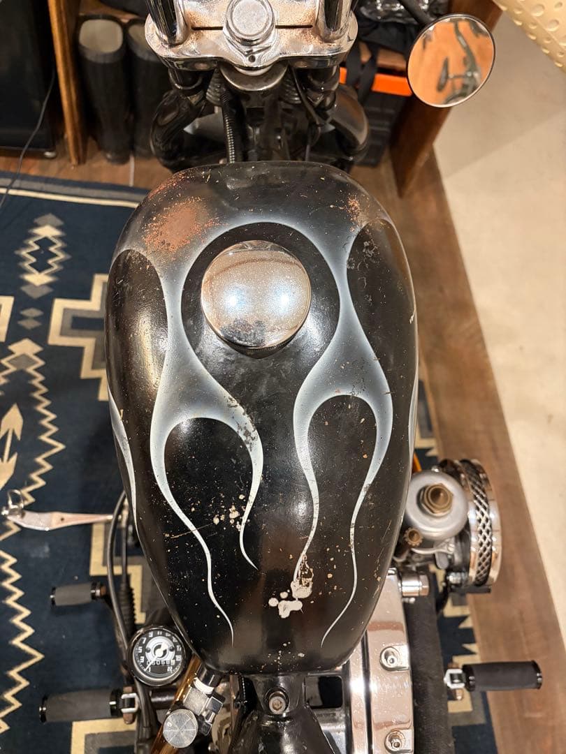 ハーレー ピーナッツタンク EVO ショベル チョッパー エイジング