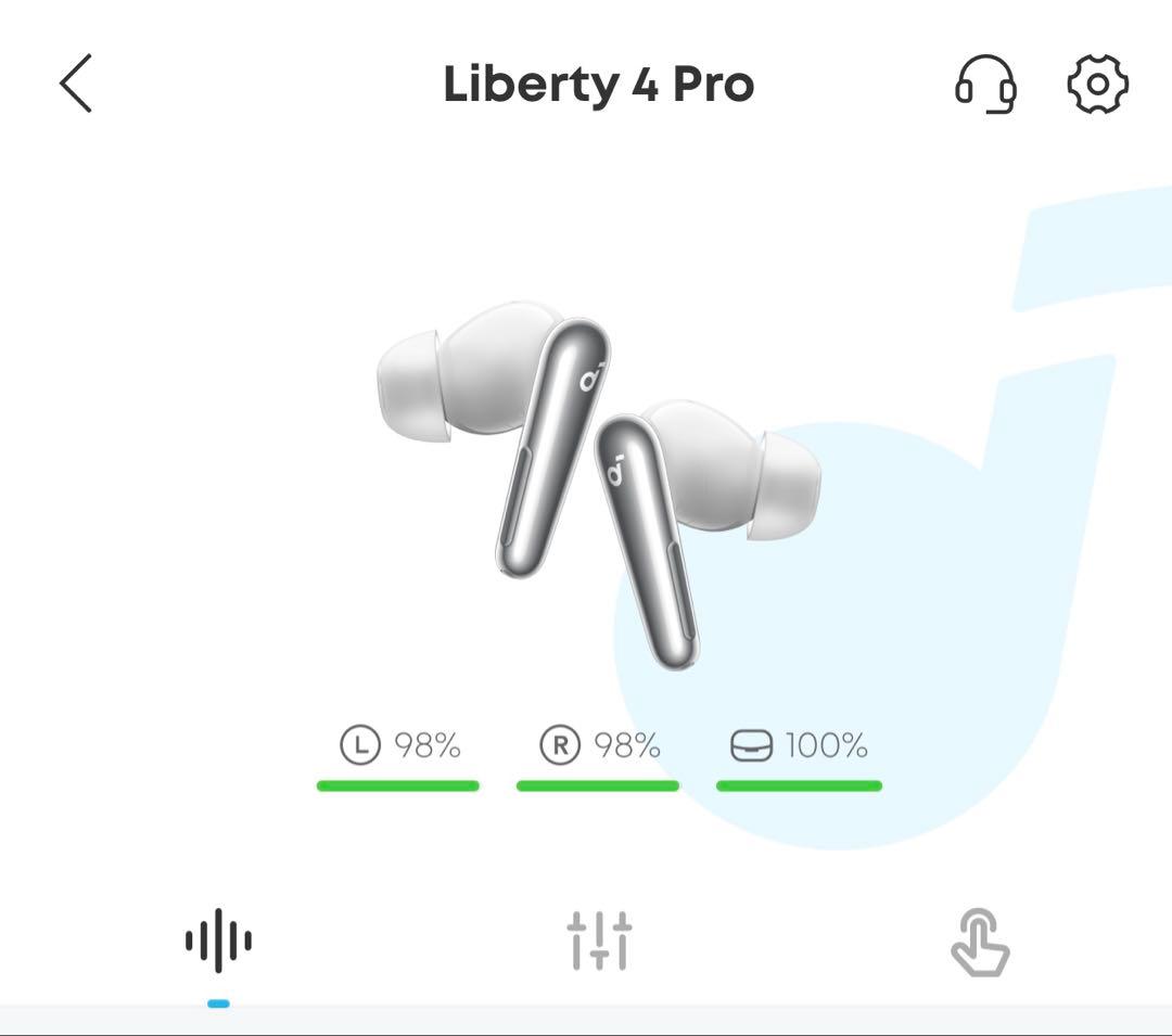 Liberty 4 Pro ワイヤレスイヤホン ホワイト