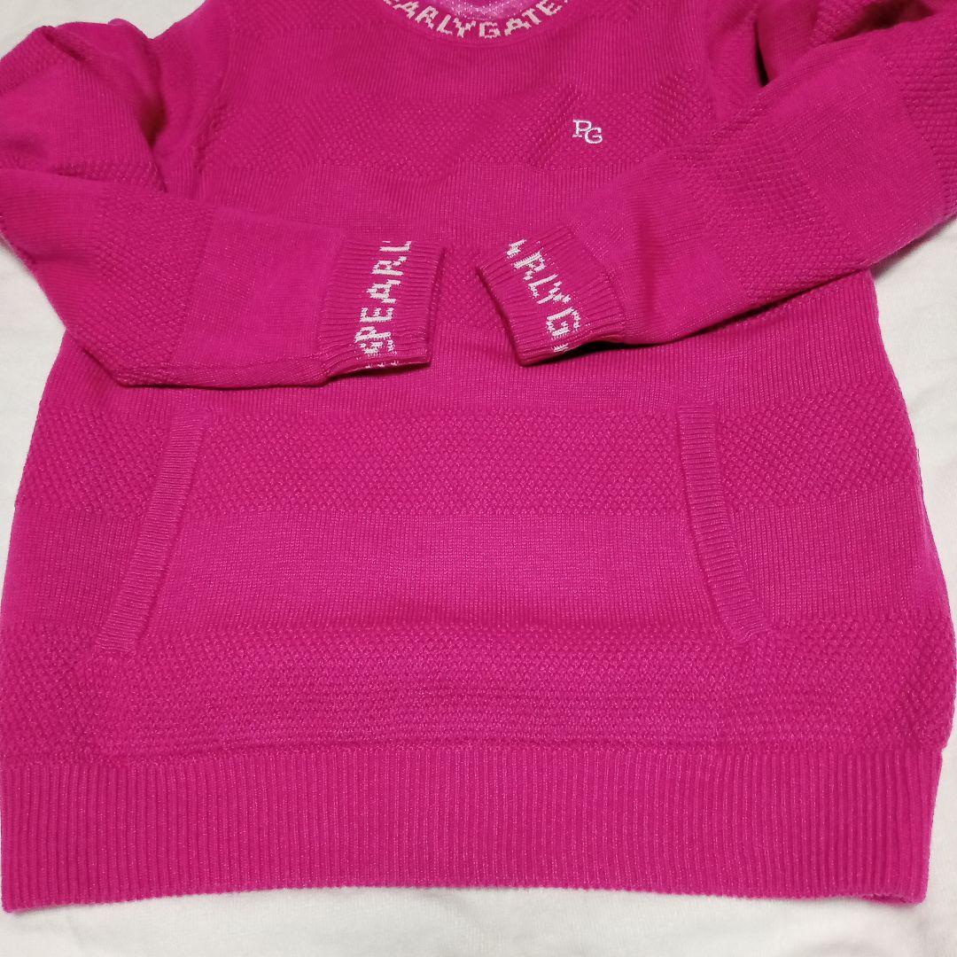 PEARLY GATES ピンク ニット ブルゾン サイズ1