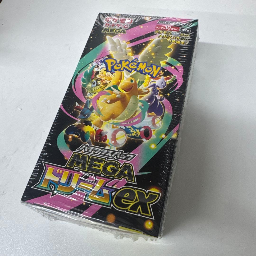 シュリンク未開封新品 ポケモンカードゲーム MEGAドリームEX BOX