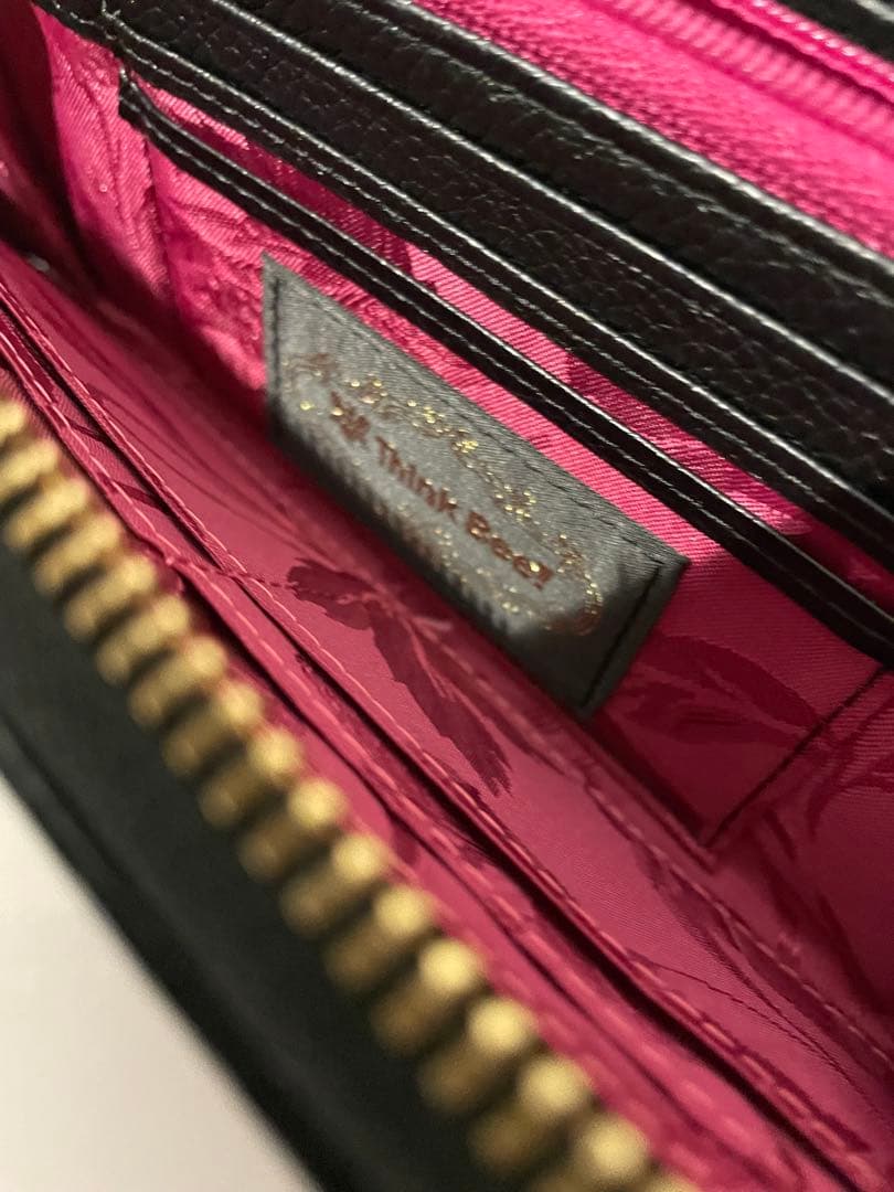 【コメ欄御一読お願い致します】オーバーザレインボーL型長財布 Think Bee