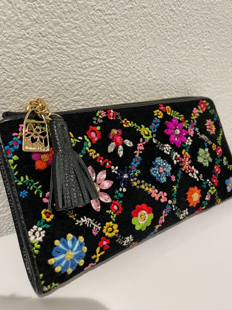 【コメ欄御一読お願い致します】オーバーザレインボーL型長財布 Think Bee