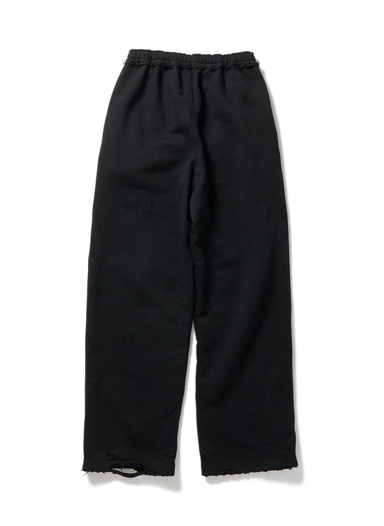パンツ DISTRESS Regular Sweatpants / Black