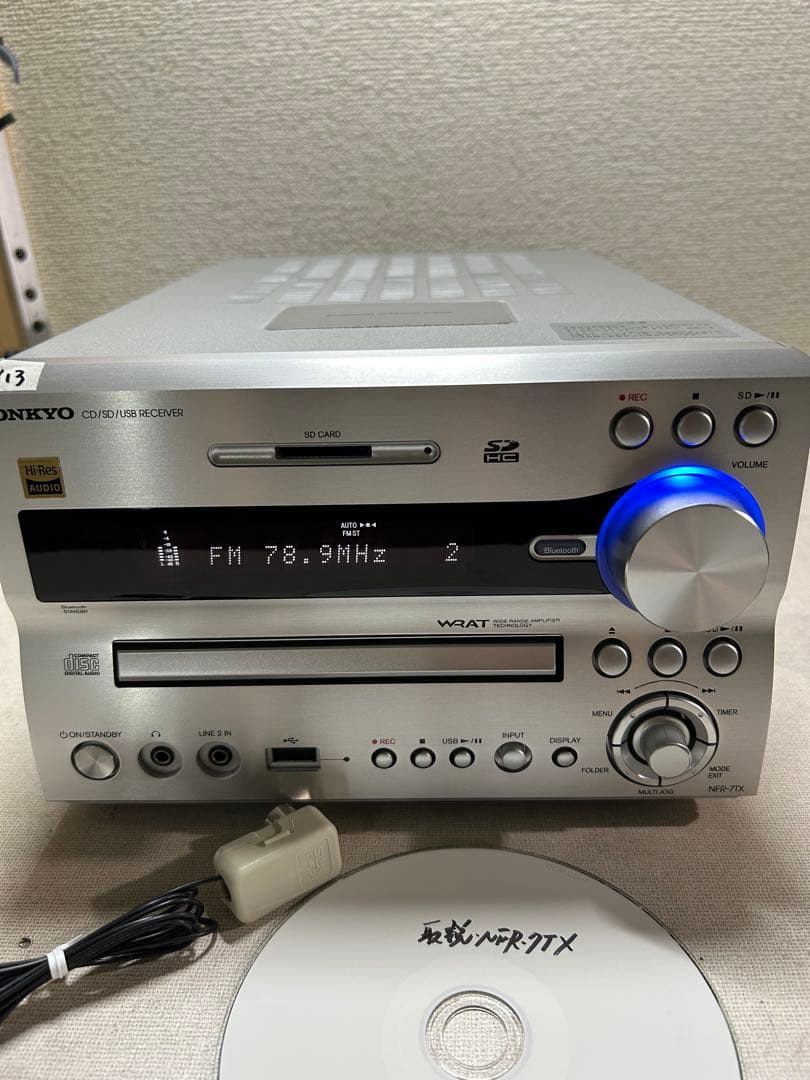 H14整備ONKYO NFR-7TX ハイレゾCD/SD/USBレシーバー