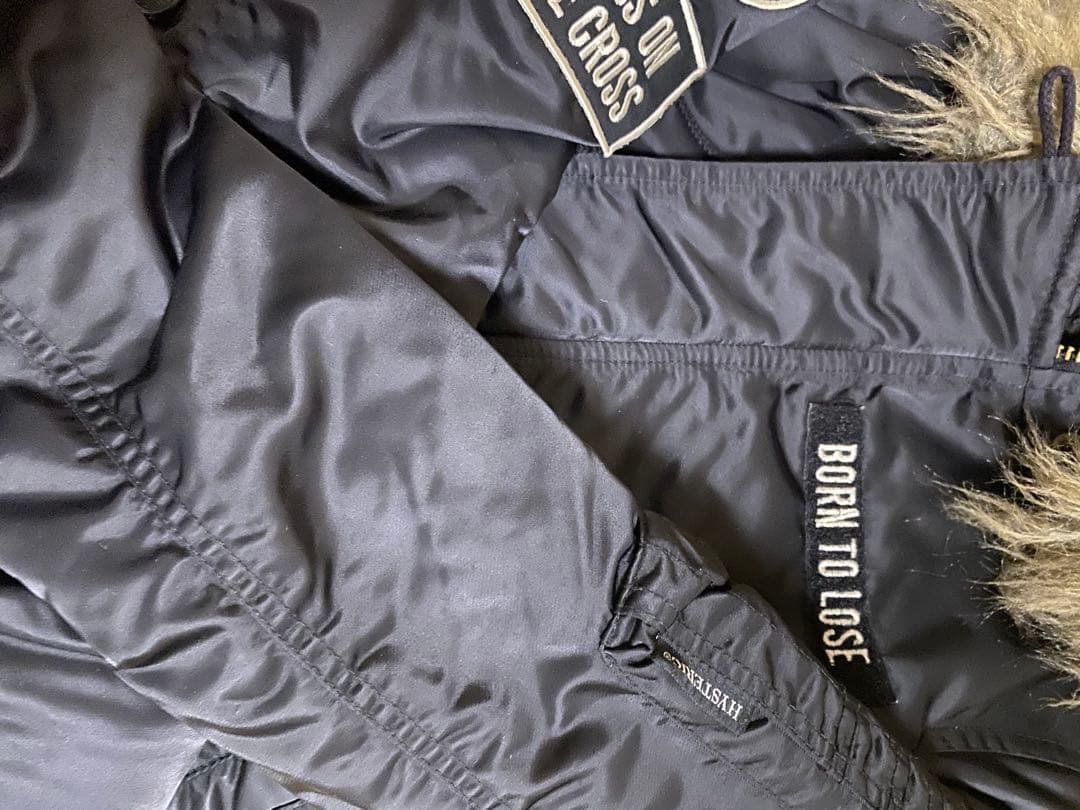 ヒステリックグラマー　　プリマロフト ジョニーサンダース　N-3B モッズコート