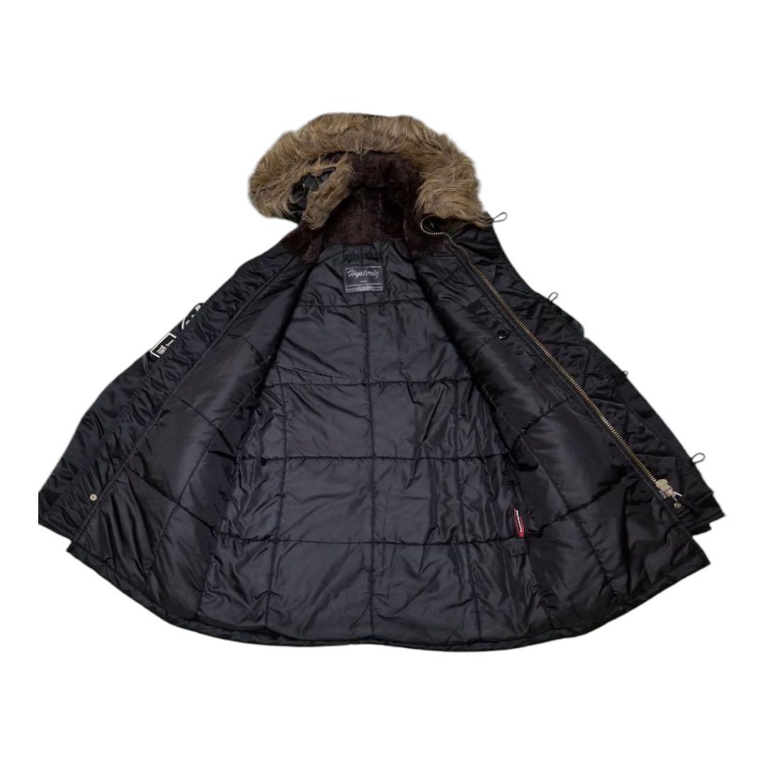 ヒステリックグラマー　　プリマロフト ジョニーサンダース　N-3B モッズコート