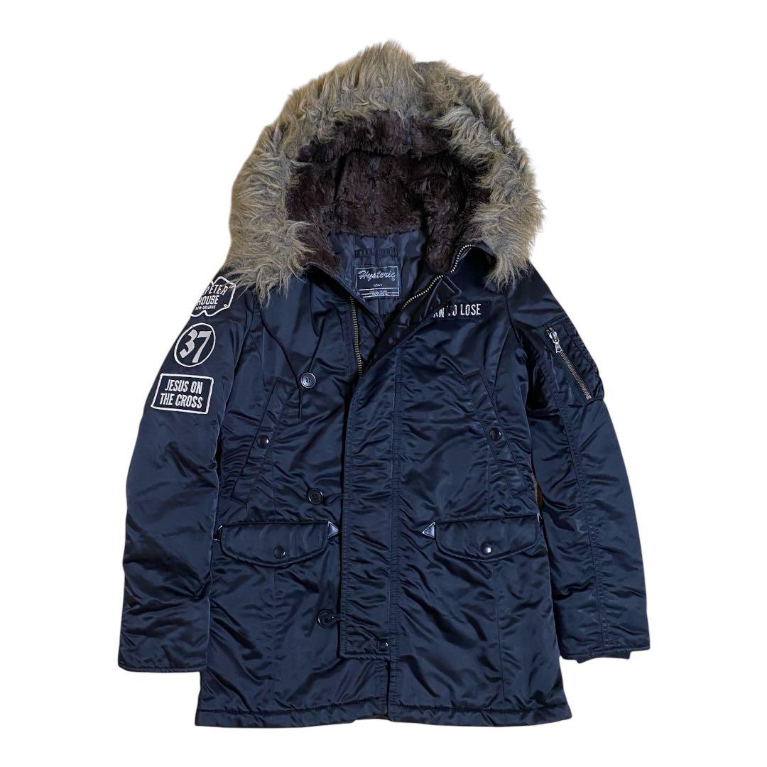 ヒステリックグラマー　　プリマロフト ジョニーサンダース　N-3B モッズコート