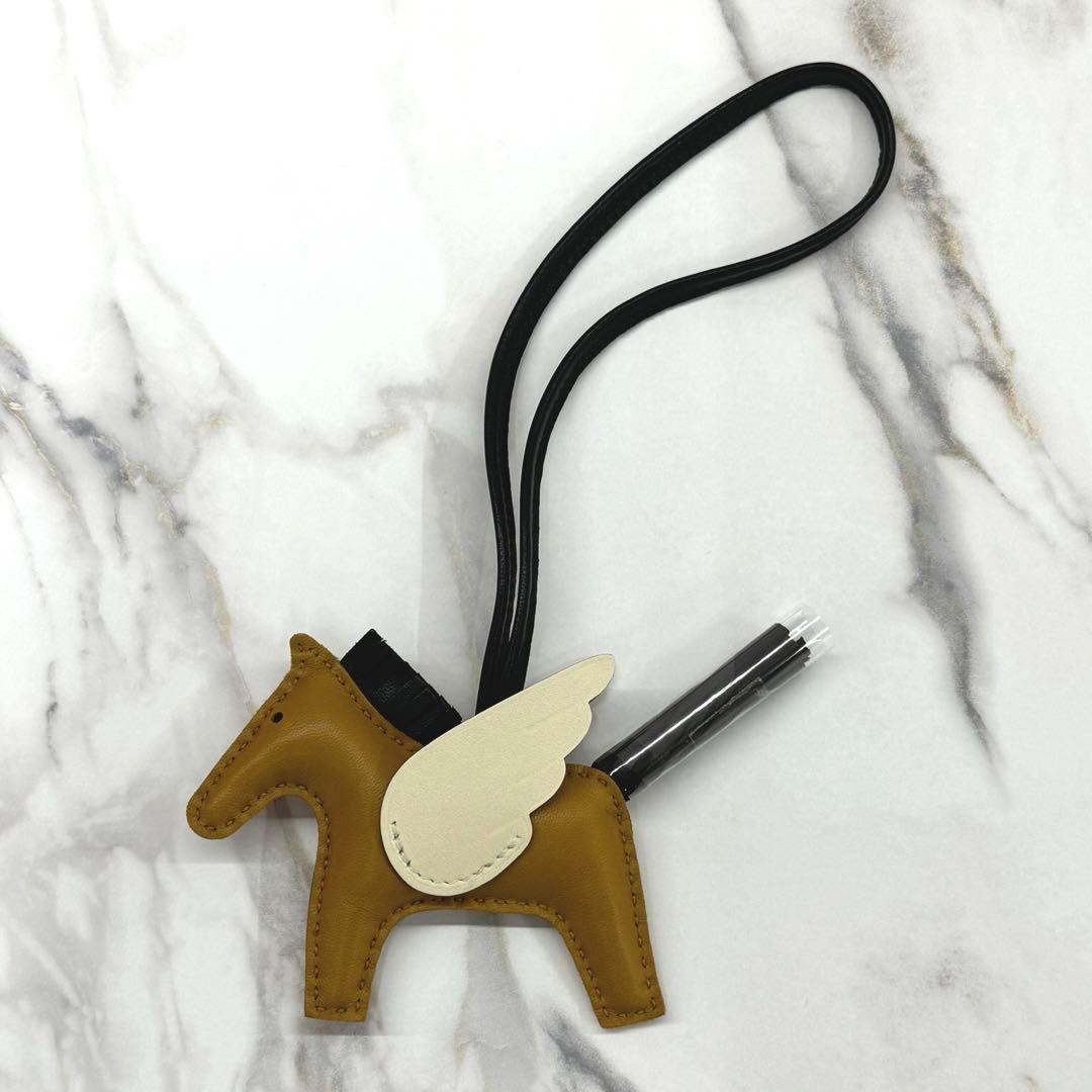 【年末セール】31日まで 未使用品 エルメス ロデオペガサス PM茶色系 Z刻印