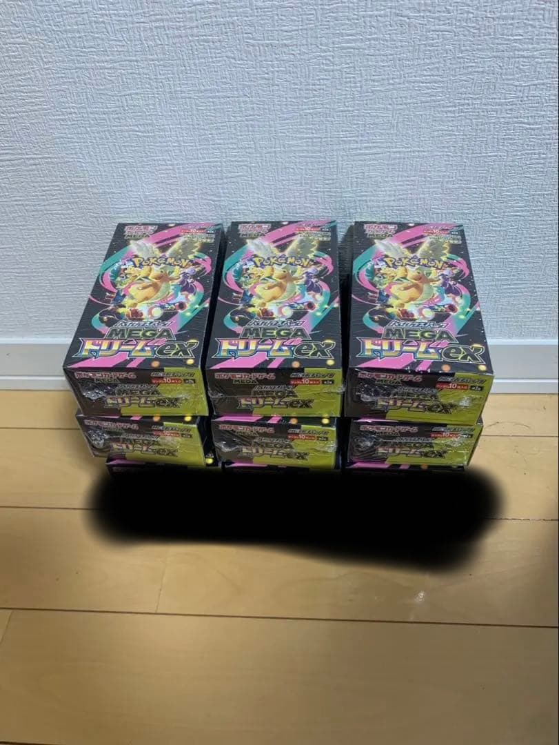 【新品】ポケモンカードゲーム MEGA ドリームEX 6個セット　新品未開封