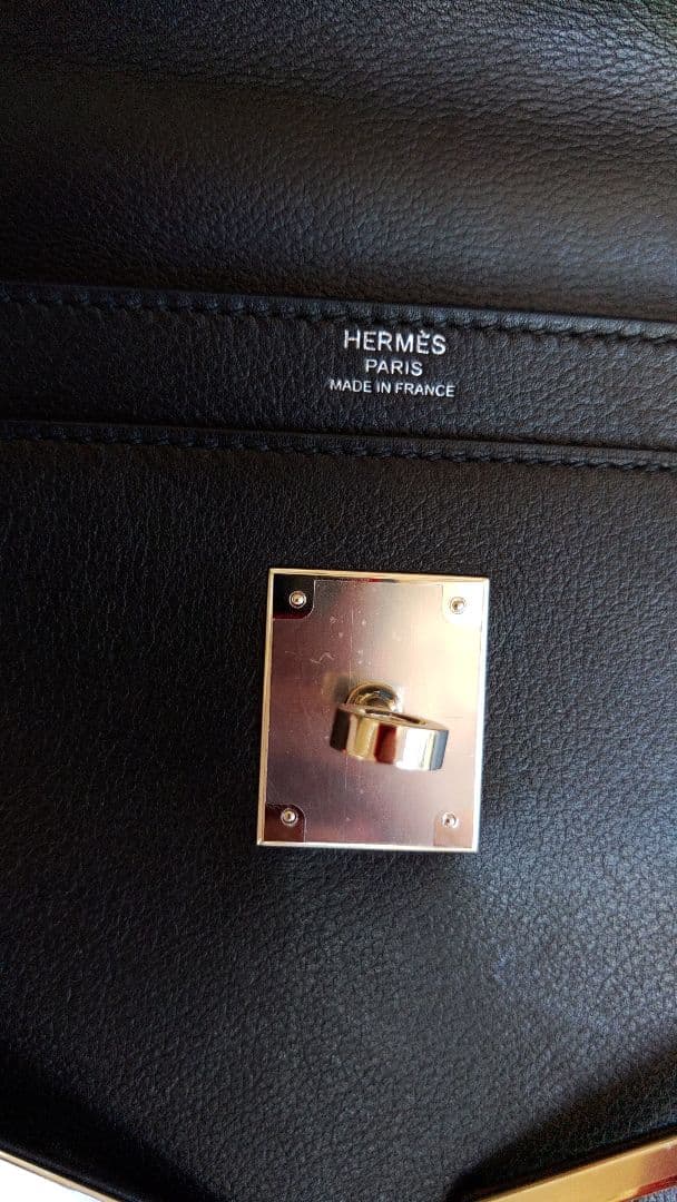 ❤️2022/刻印U/エルメスDepeche36ノワ-ル金具パラジウム本店で購入