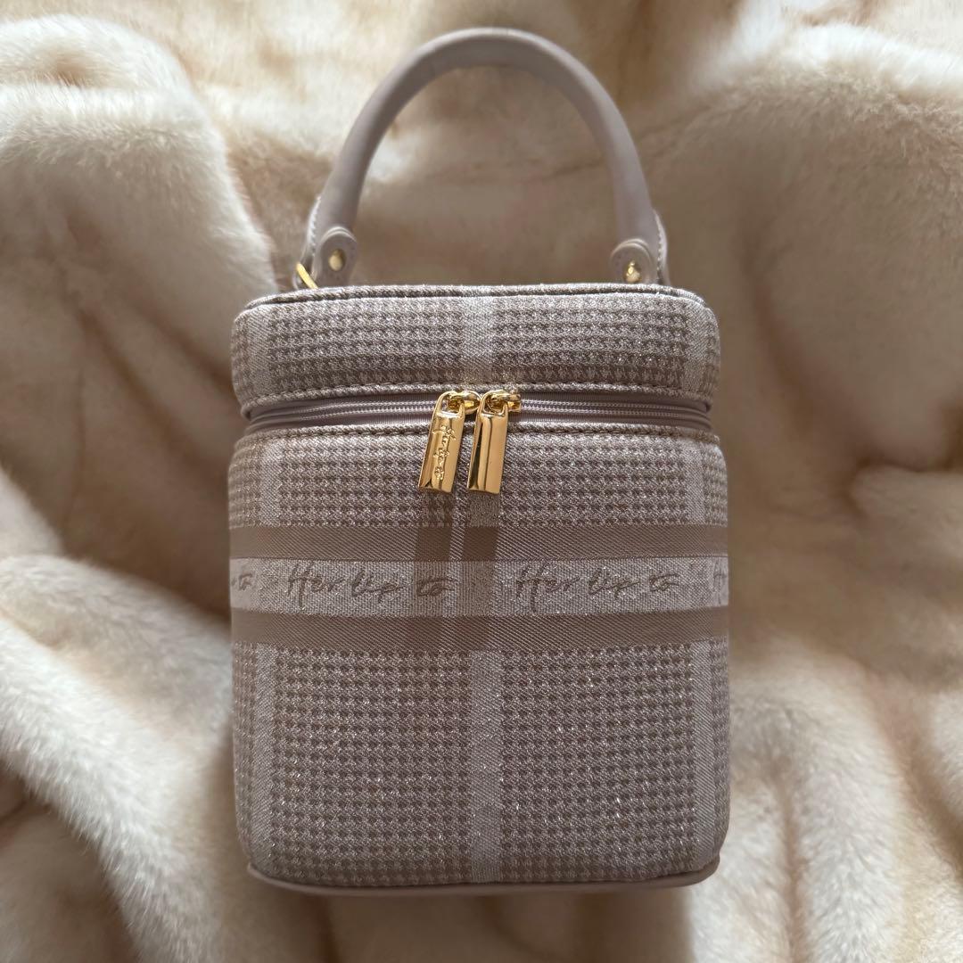 バッグ HLT Jacquard Vanity Bag nude pink