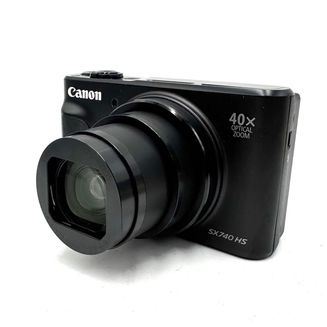 ほぼ未使用 Canon PowerShot SX740HS ブラック キャノン