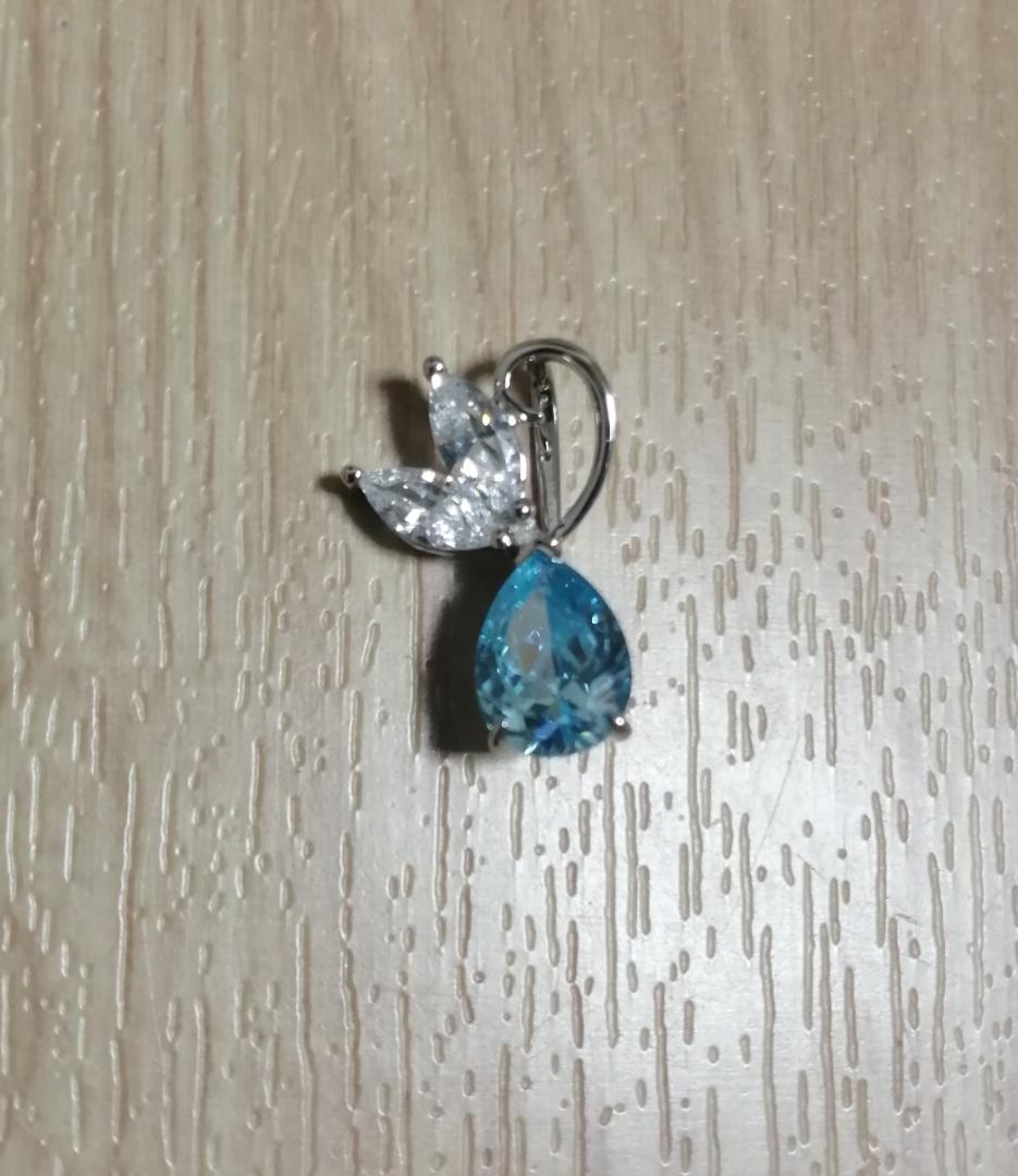 【最終価格】14金 k14WG 585 約1.23g ペンダントトップ