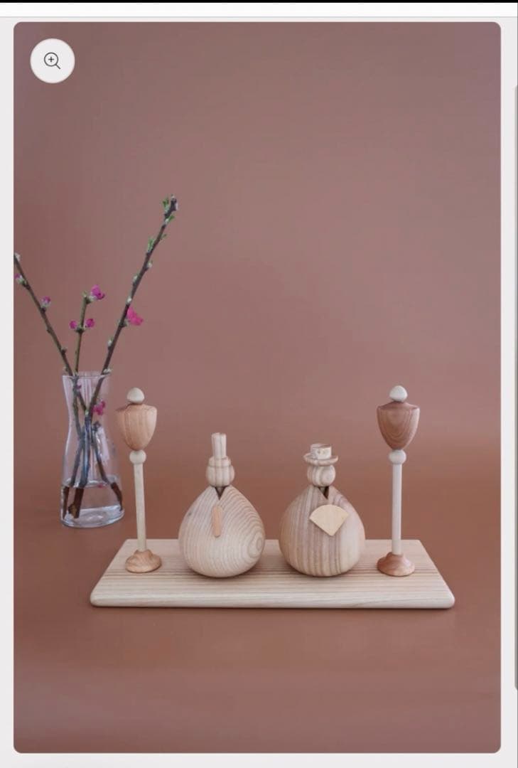 wooden Hina Doll木製雛人形木工職人