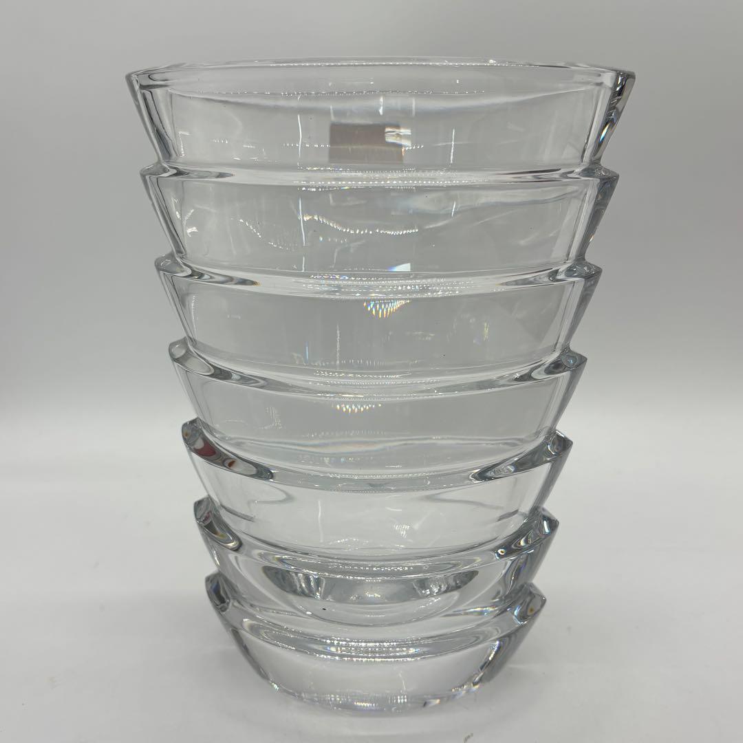Baccarat クリスタル アルルカン フラワーベース花器 クリア バカラ