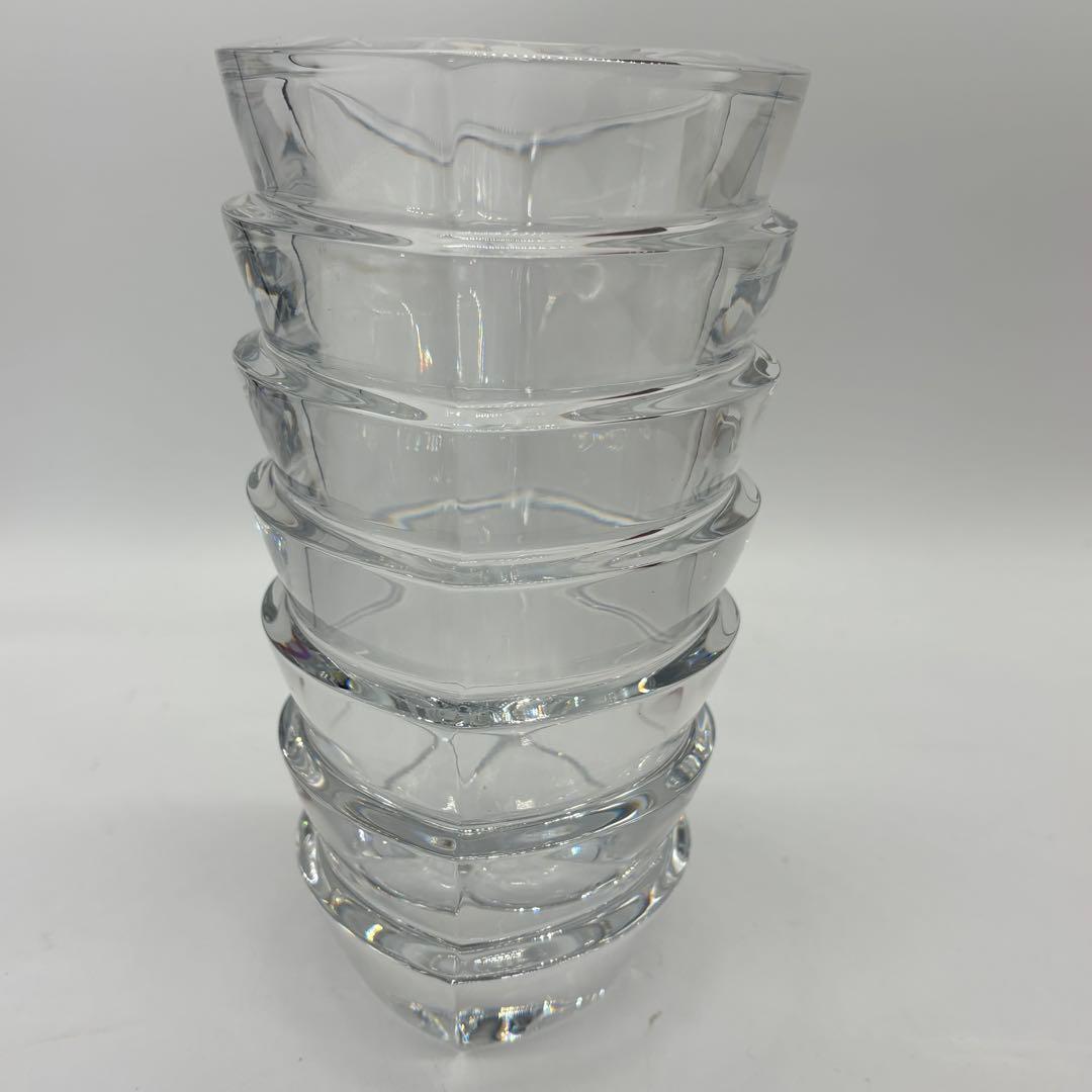 Baccarat クリスタル アルルカン フラワーベース花器 クリア バカラ