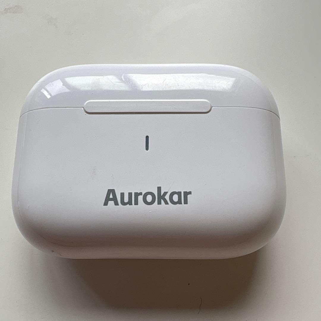 Aurokar ワイヤレスイヤホン ホワイト　充電コード付き