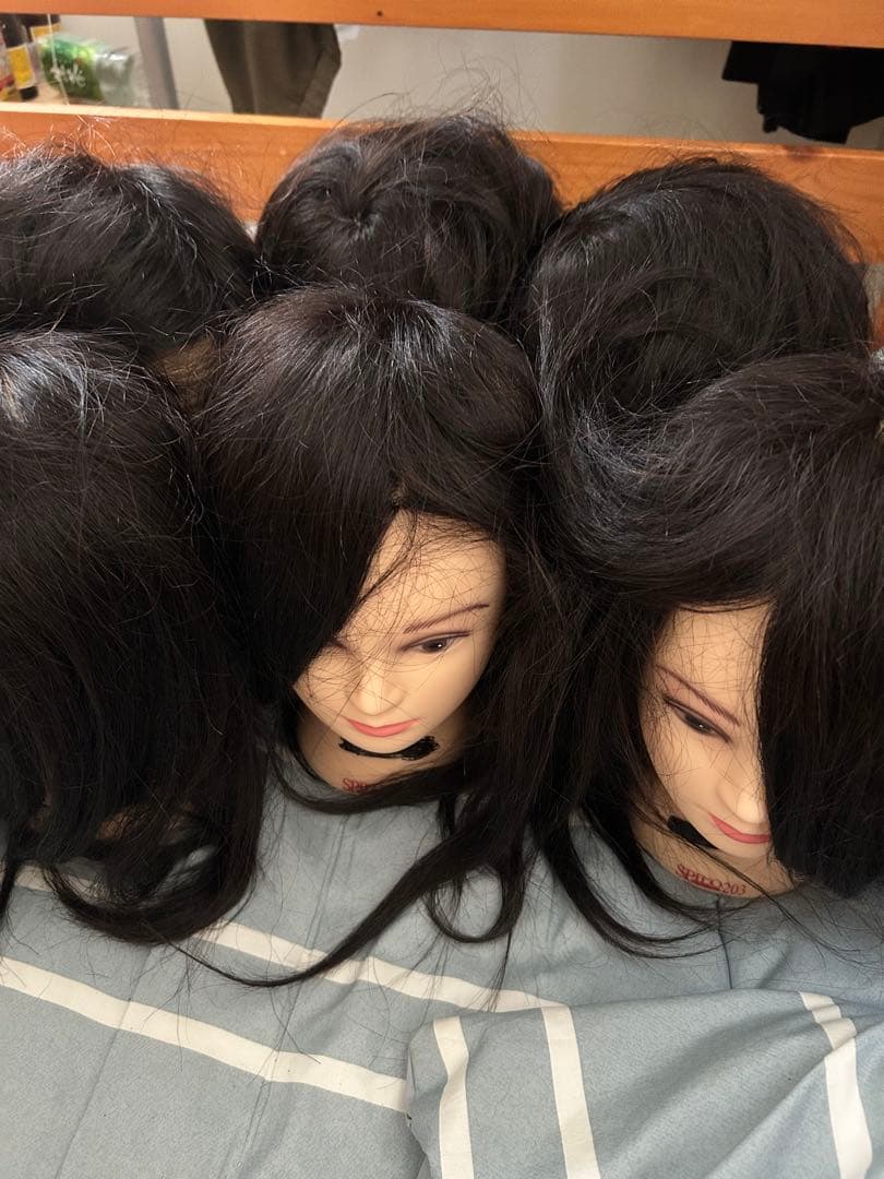 新品未使用！ 国家試験練習用カットウィッグ！　8台