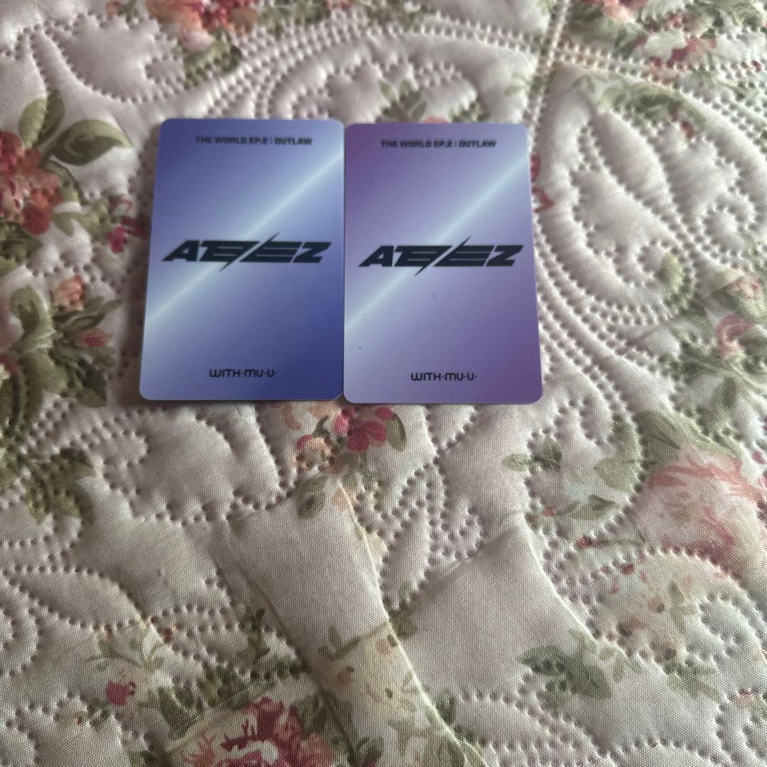 ATEEZ ソンファ withmuu ラキドロ トレカ 2枚