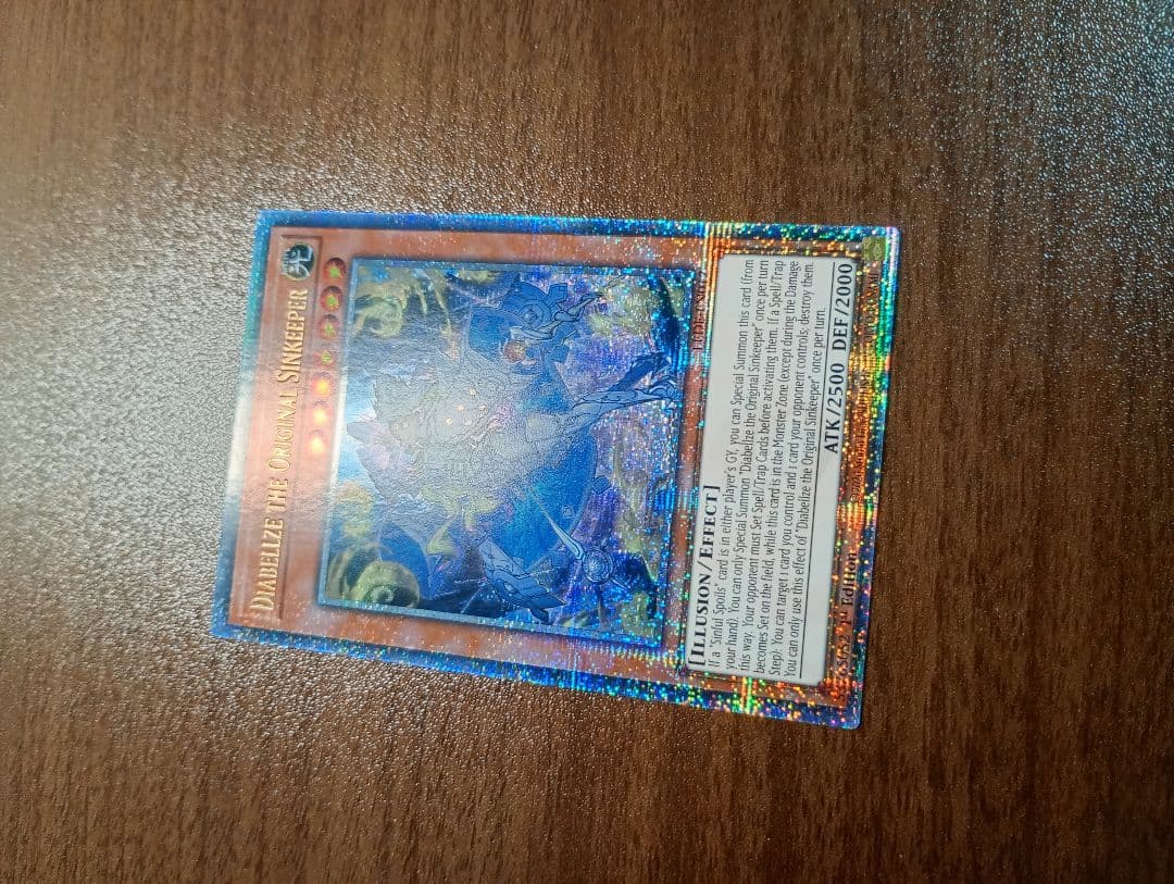 遊戯王　原罪のディアベルゼ　25thシークレットレア　クオシク　英語版