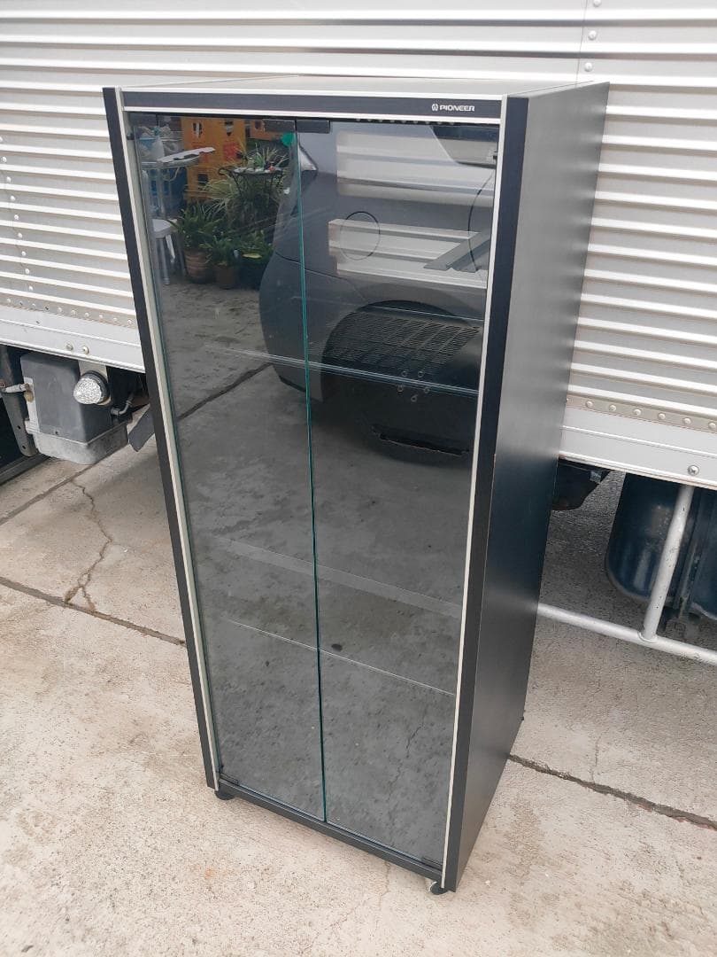 (昭和レトロ) パイオニア☆オーディオラック☆キャスター付き☆音響収納ラック