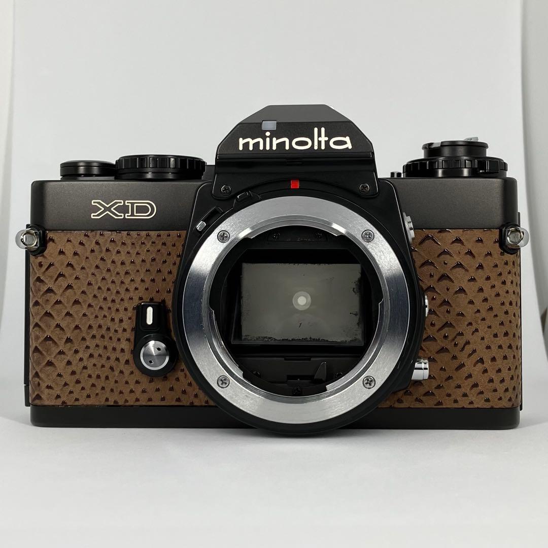 【実用品・動作確認済み】Minolta XD ブラック レア貼り革仕様