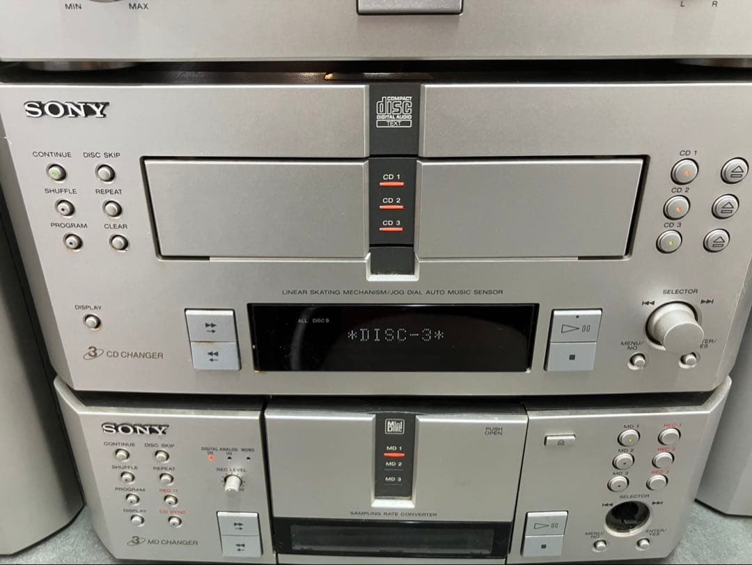 【SONY/ソニー】MS717 システムコンポ一式 MD/CD/ラジオ