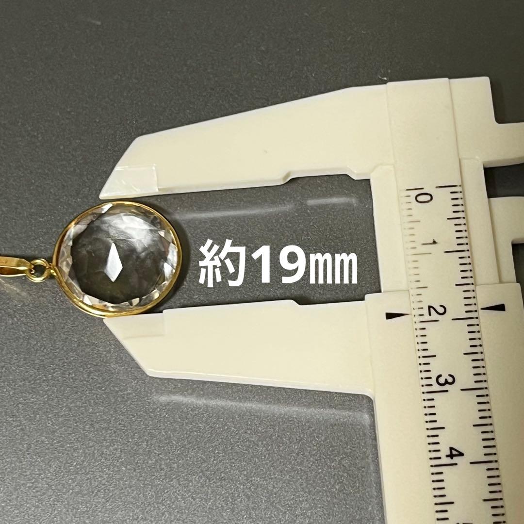 クリスタル18金ネックレス