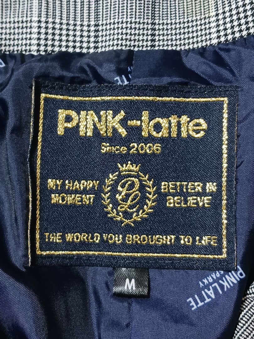 ピンクラテ◆フォーマルスーツ4点セット◆ショートパンツ　チェック◆M165　卒服