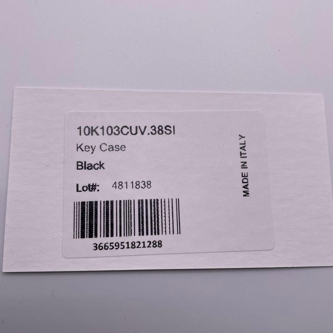 極美品＊ CELINE セリーヌ クロコ型押し レザー 6連キーケース ブラック