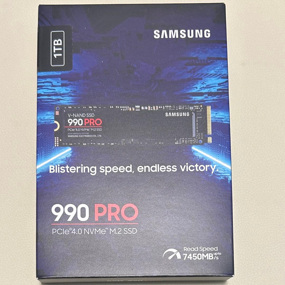 Samsung 990 PRO 1TB NVMe M.2 内蔵 SSD