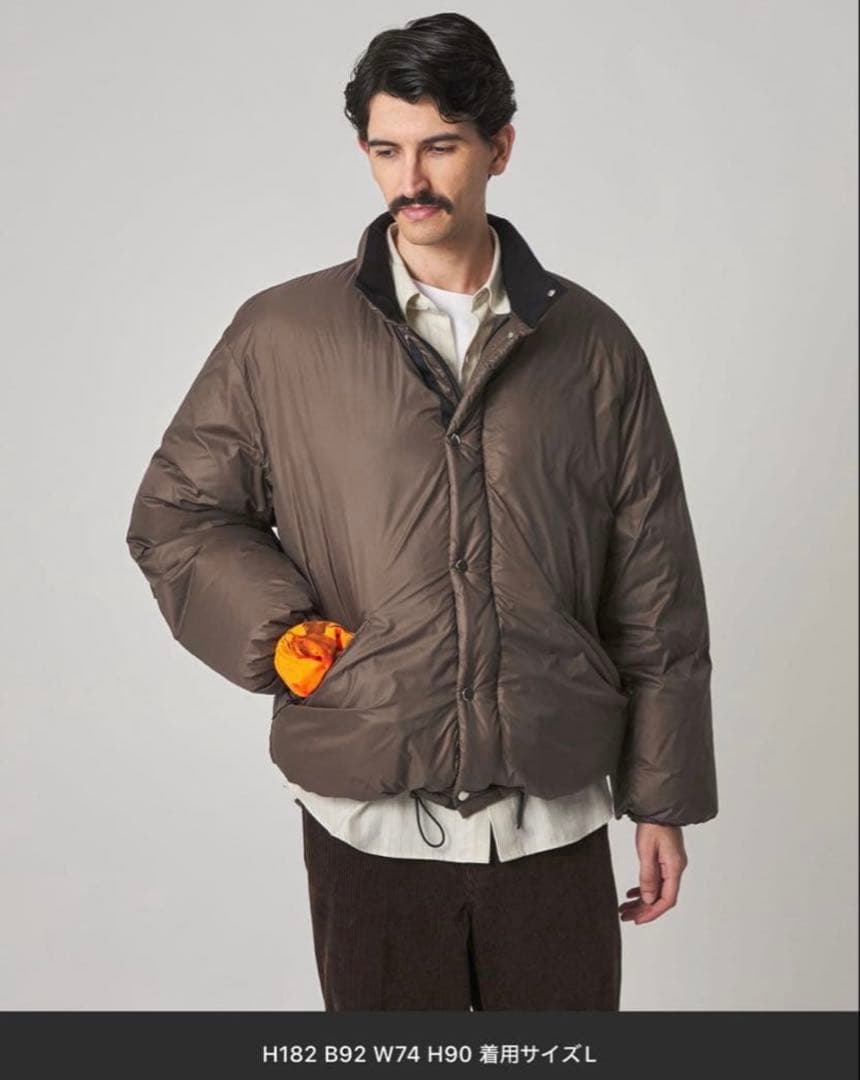 steven alan nanga別注 ダウンジャケット ダークブラウン　完売品