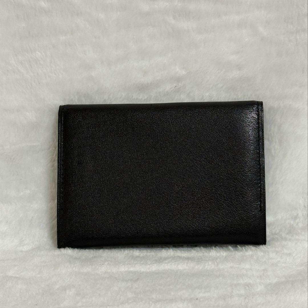 バレンシアガ★カードケース★名刺入れ★レザー★黒系★美品★訳あり