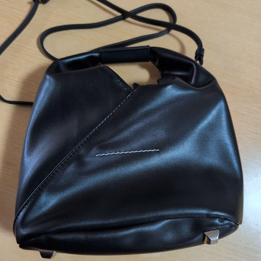 MM6 Maison Margiela ブラックショルダーバッグ