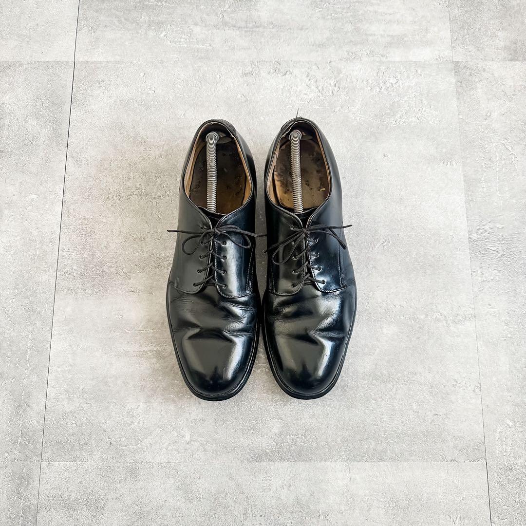 ヴィンテージ 1970's US NAVY ブラック レザー サービスシューズ