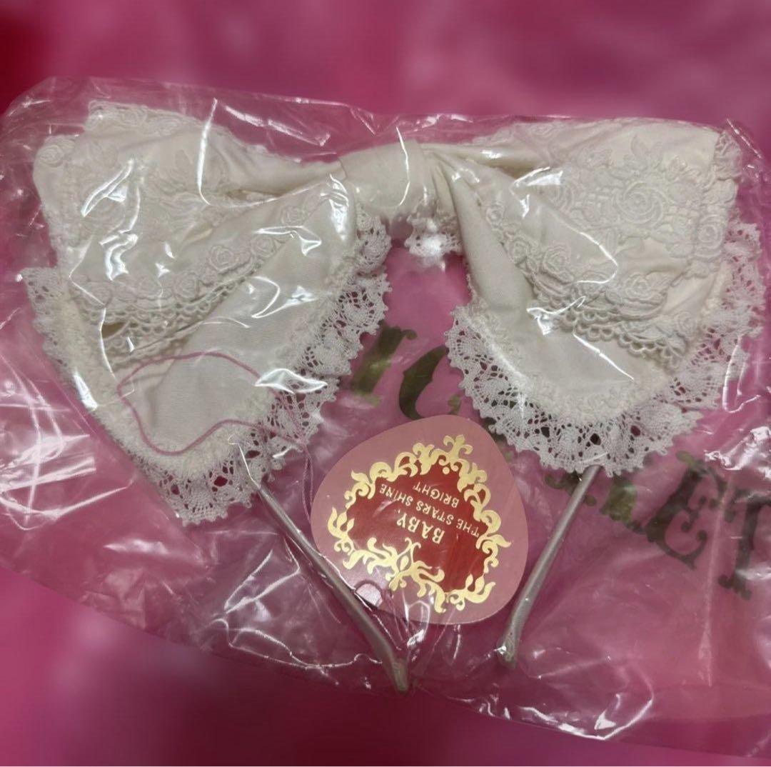 キャメロンカチューシャ　オフ白