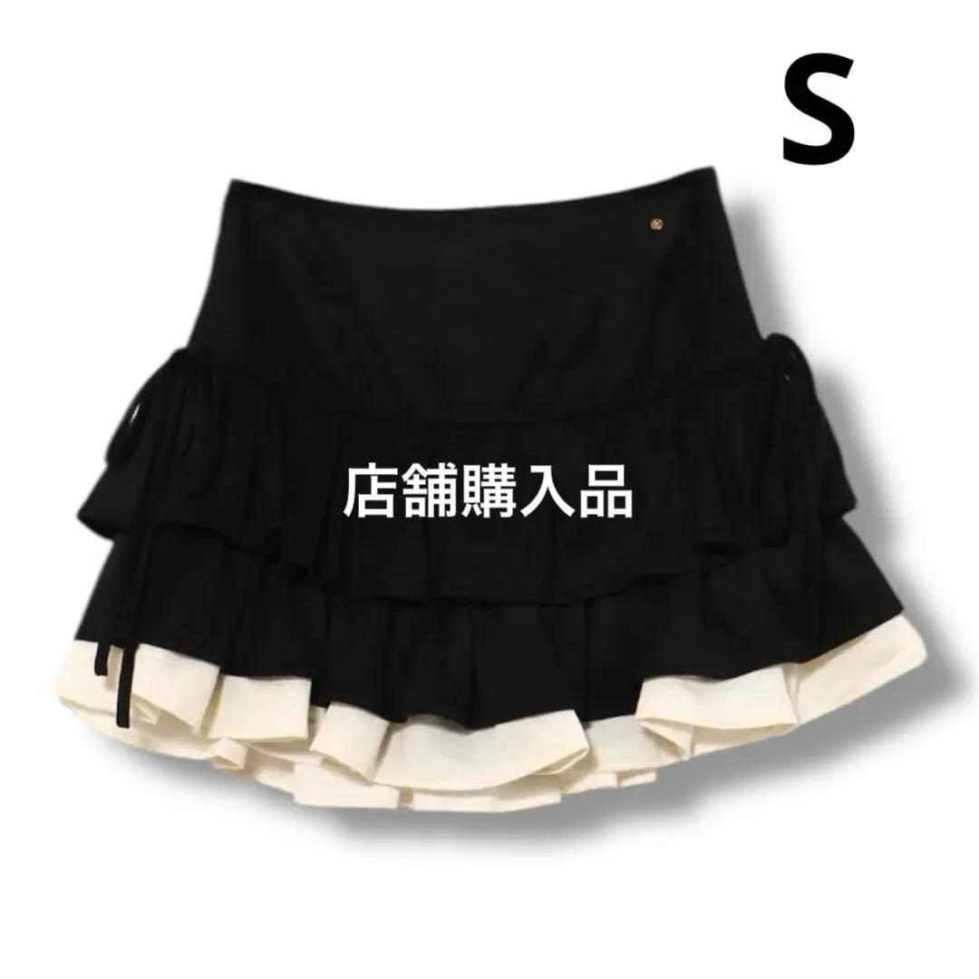 【本日発送】andmary Mel gather skirt black s