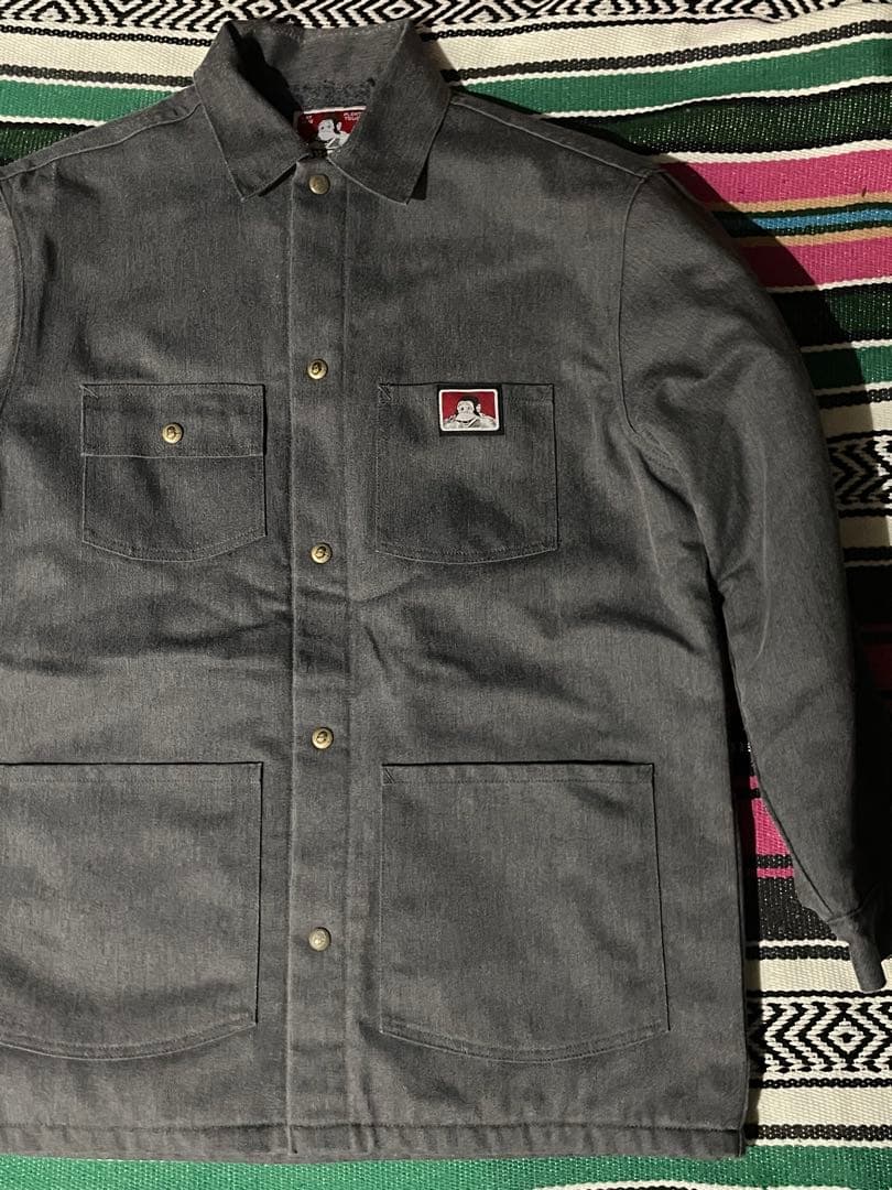 と*輔様 80s USA製 BEN DAVIS カバーオール グレー　FJチャン