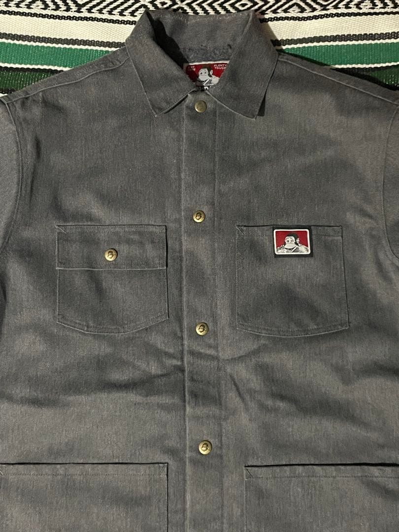 と*輔様 80s USA製 BEN DAVIS カバーオール グレー　FJチャン