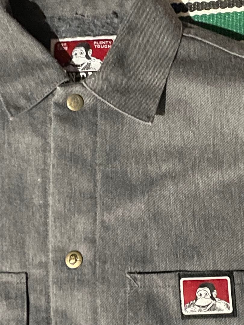 と*輔様 80s USA製 BEN DAVIS カバーオール グレー　FJチャン