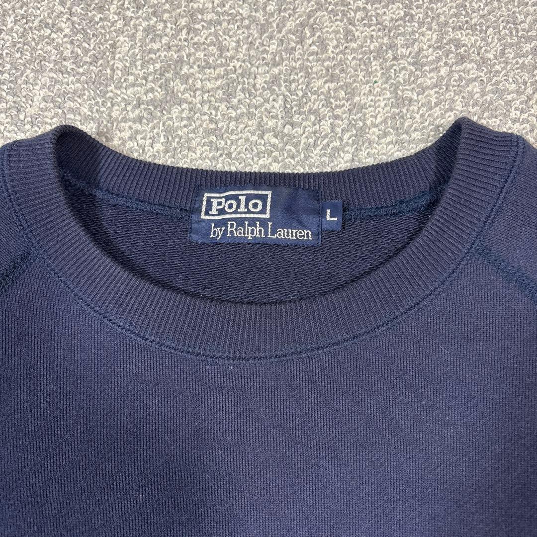 ポロ ラルフローレン スウェットシャツ トレーナー ネイビー Lサイズ