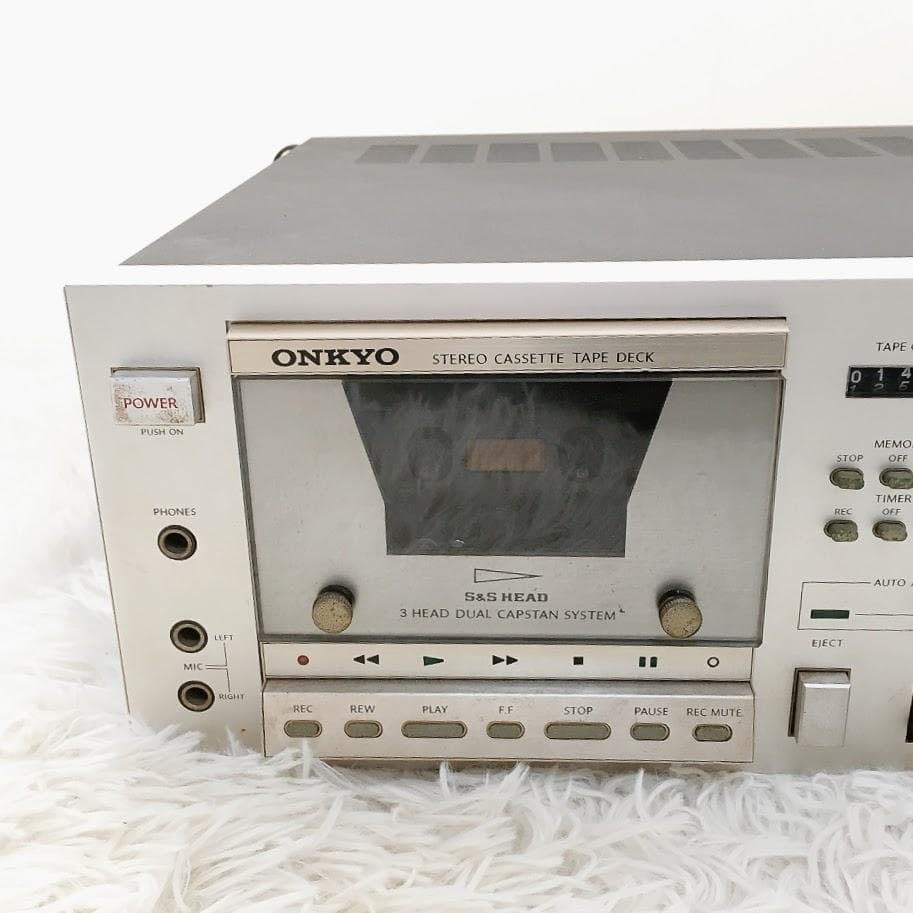 ONKYO TA-680 オンキョー ステレオカセットデッキ 当時物