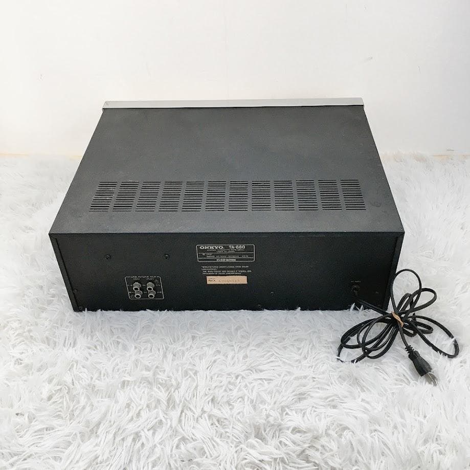 ONKYO TA-680 オンキョー ステレオカセットデッキ 当時物