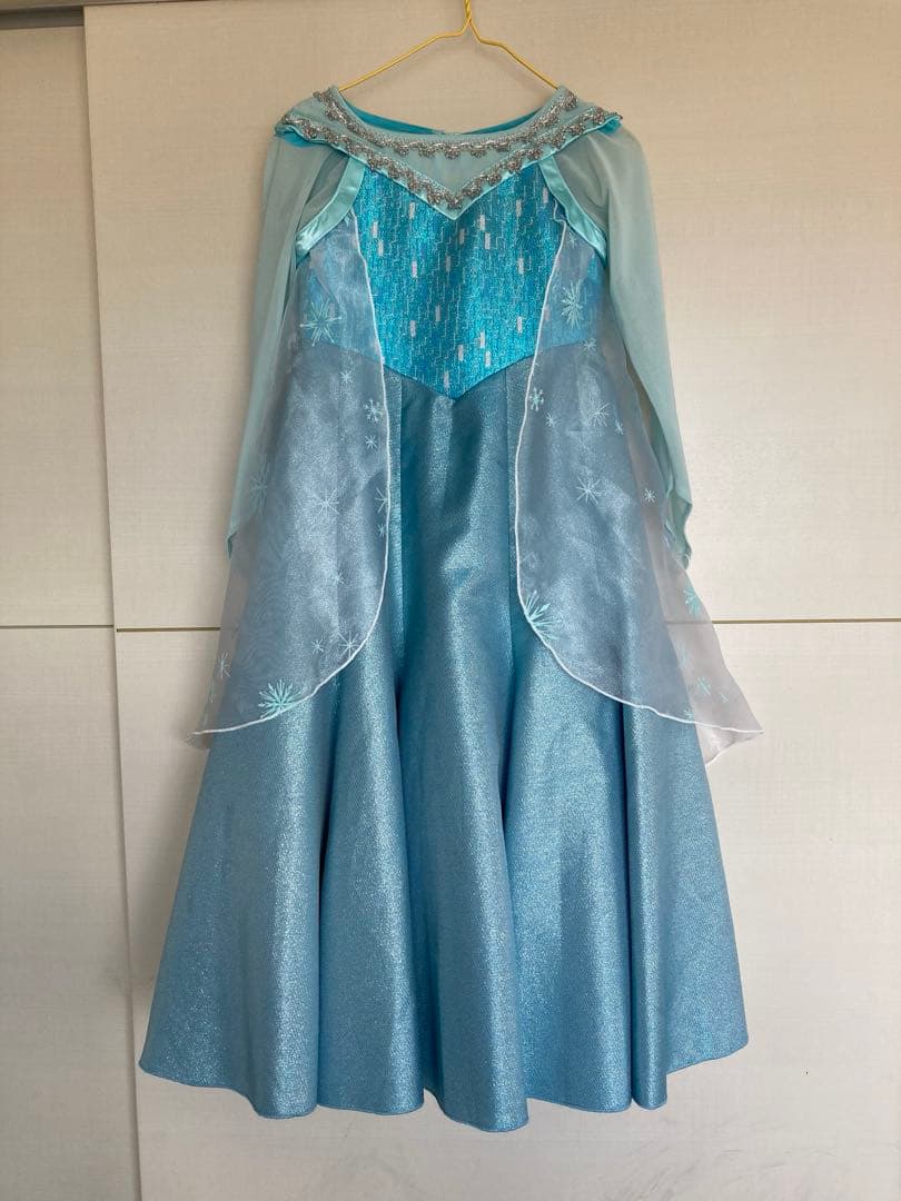 ビビディバビディブティック　エルサ　ドレス　120 シューズと髪飾りのセット