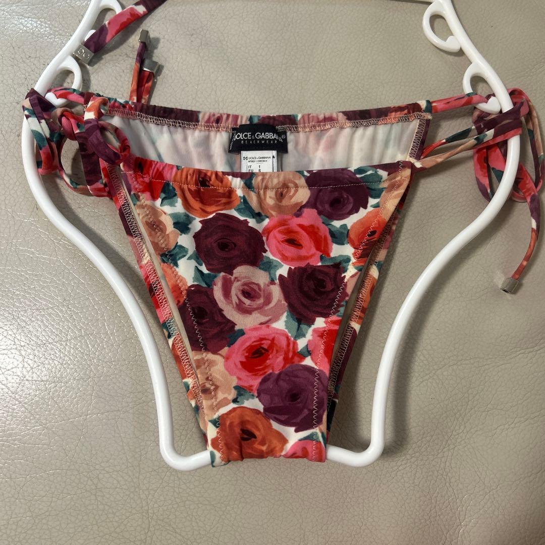 DOLCE&GABBANAフラワープリント ビキニ Sサイズ