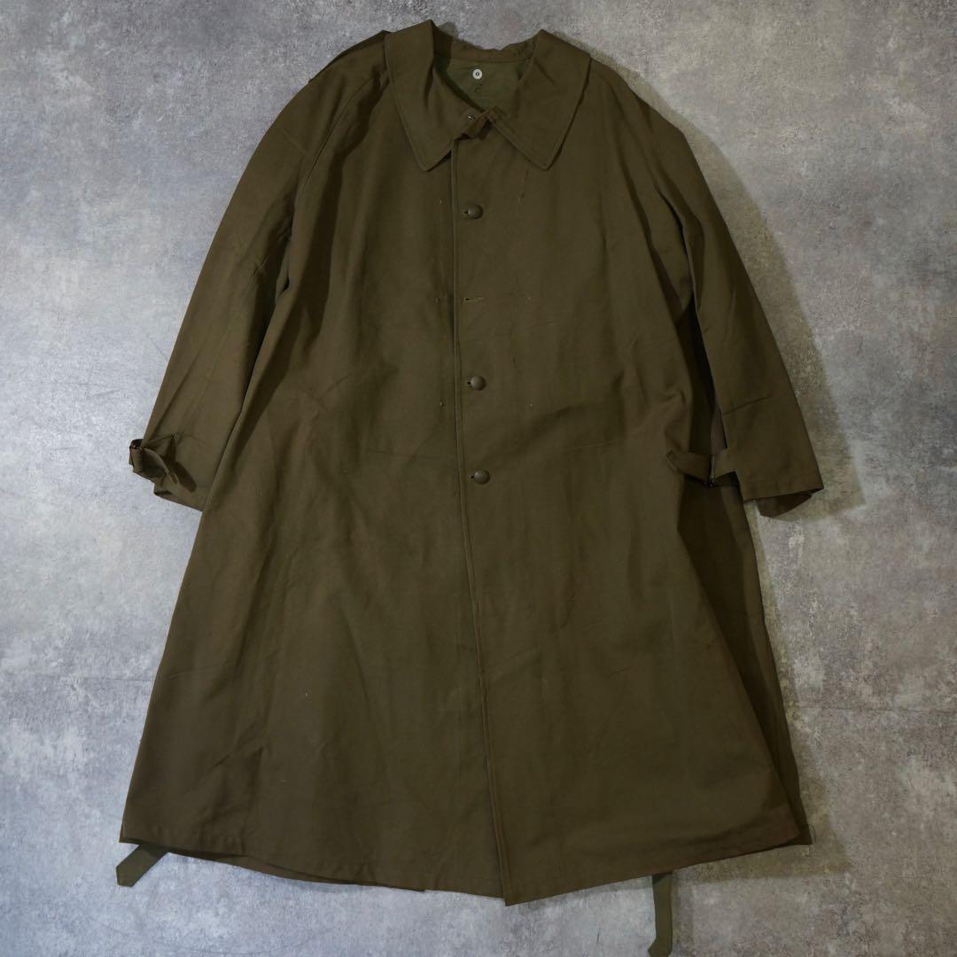 希少 50s フランス軍 M-35 モーターサイクルコート 実物 ミリ