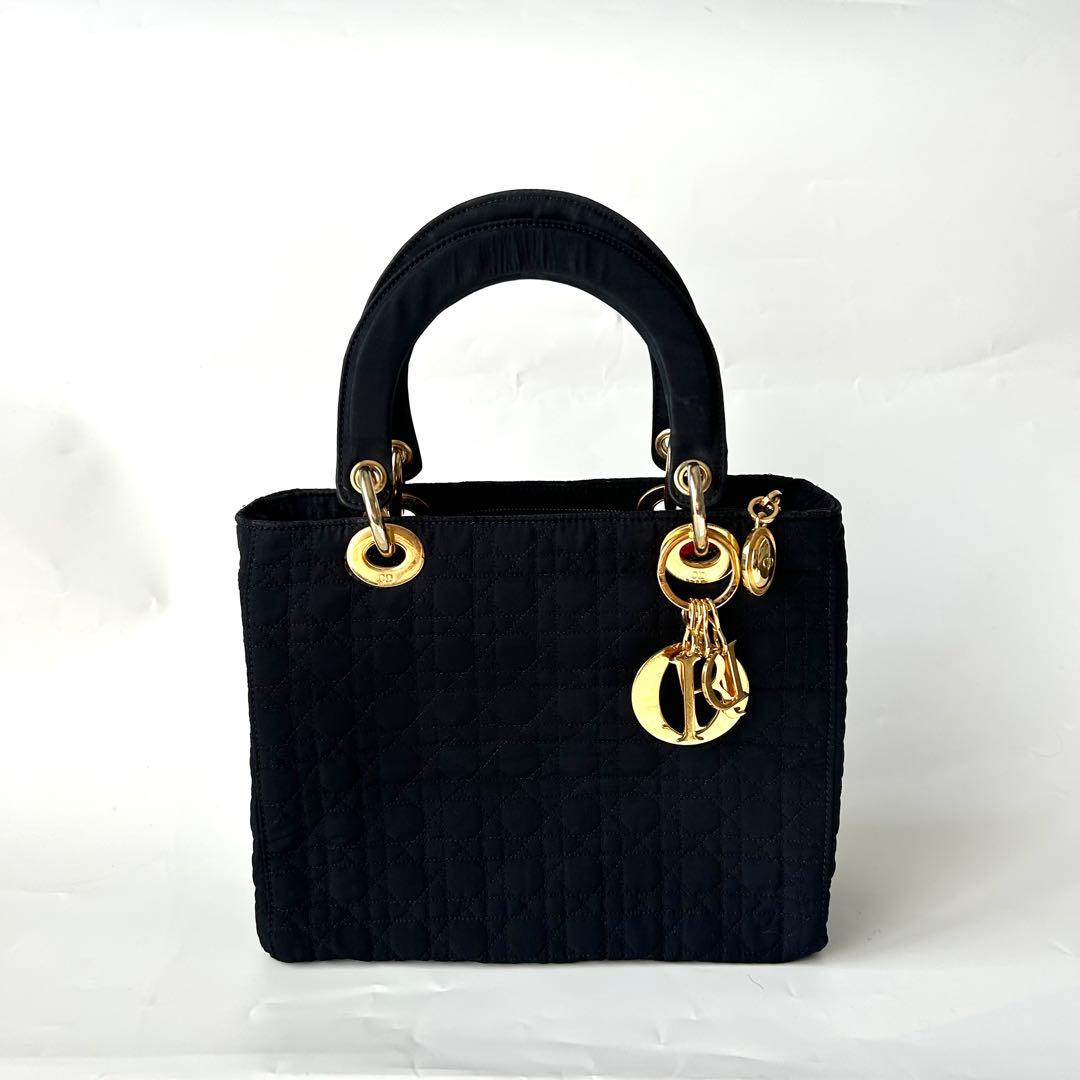 dior ディオール　カナージュ　ナイロン　レディディオール　トート