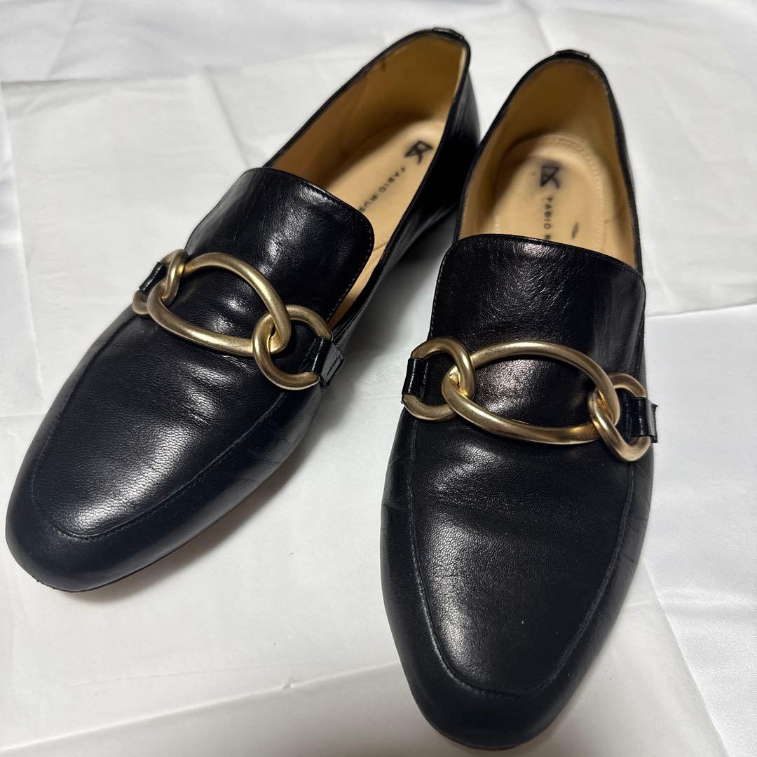 ファビオルスコーニ FABIO RUSCONIビット付ローファー （ブラック）